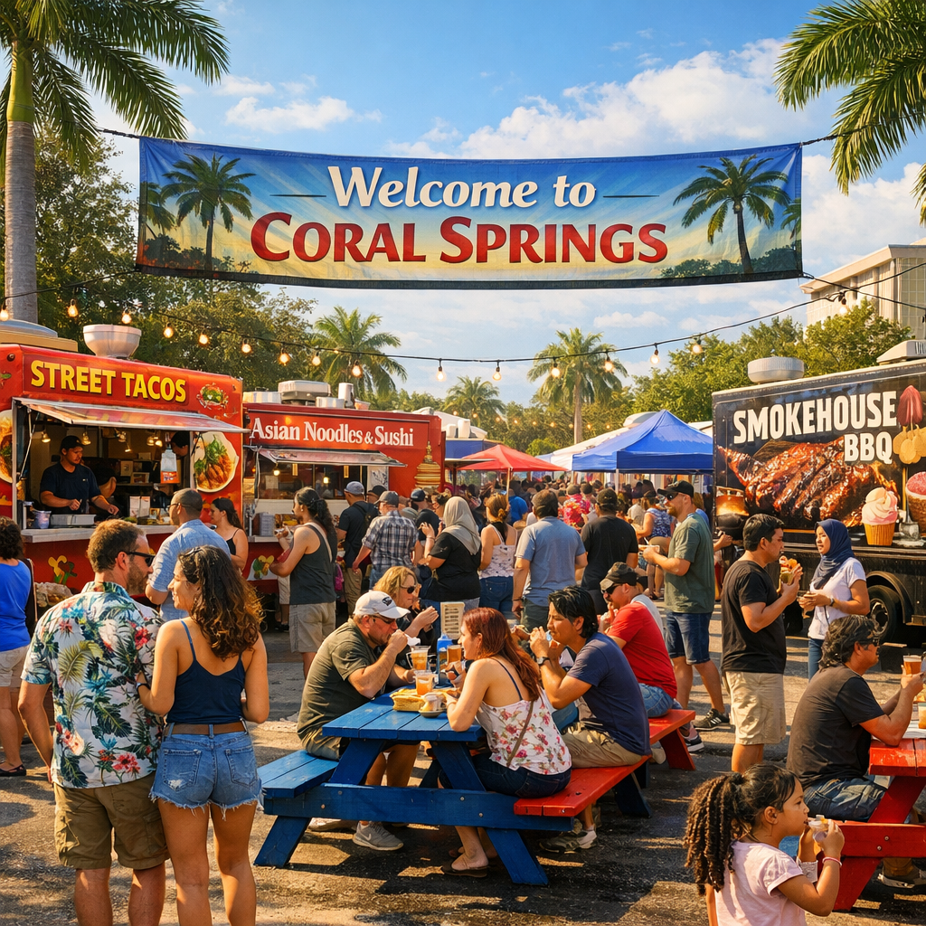 Exploring Coral Springs’ Vibrant Food Truck Scene